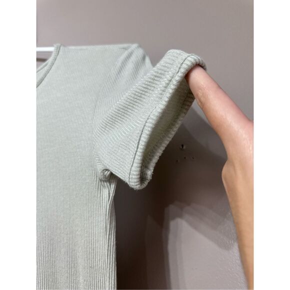 NWOT AGOLDE Basic Ribbed Tee Shirt Women's XS - Picture 7 of 12